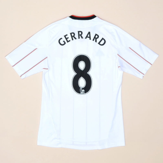 Liverpool 2010 - 2011 Away Shirt #8 Gerrard (Very good) S