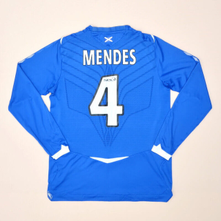 Rangers 2008 - 2009 Home Shirt #4 Mendes (Very good) M