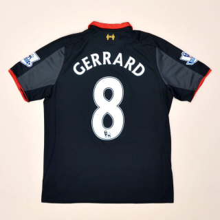 Liverpool 2014 - 2015 Third Shirt #8 Gerrard (Very good) M