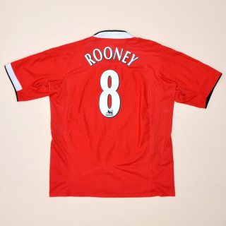 Manchester United 2004 - 2006 Home Shirt #8 Rooney (Very good) XL