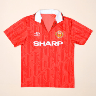 Manchester United 1992 - 1994 Home Shirt (Good) M