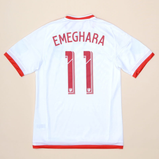 San Jose Earthquakes 2015 - 2017 Away Shirt #11 Emeghara (Very good) M