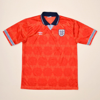 England 1990 - 1992 Player Issue Away Shirt (Very good) L