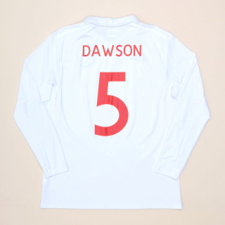 England 2010 - 2011 Home Shirt #5 Dawson (Very good) M/L (42)
