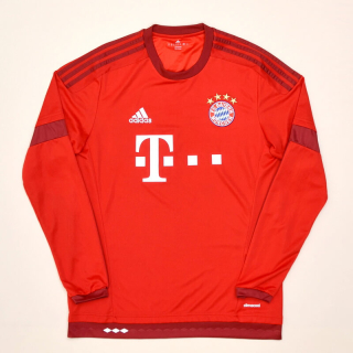 Bayern Munich 2015 - 2016 Long sleeve Home Shirt M