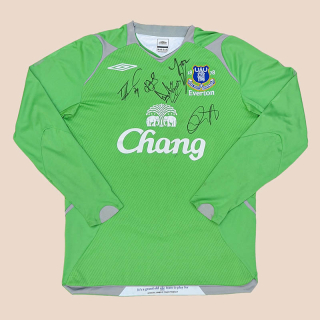 Everton 2008 - 2009 'Signed' Goalkeeper Shirt (Good) S