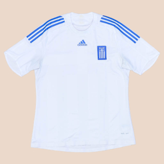 Greece 2008 - 2010 Player Issue Home Shirt (Very good) L