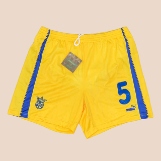 Ukraine 1998 - 2000 'BNWT' Home Shorts #5 (New with tags) XXL