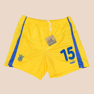 Ukraine 1998 - 2000 'BNWT' Player Issue Home Shorts #15 (New with tags) XXL