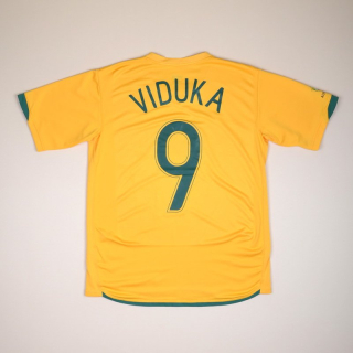 Australia 2006 - 2008 Home Shirt #9 Viduka (Very good) YXL