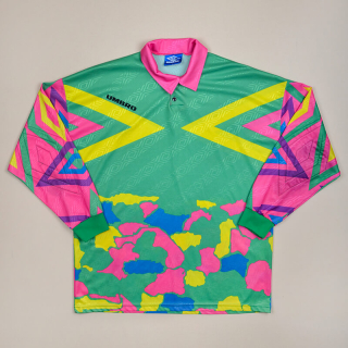 Umbro 1994 Vintage 'Jorge Campos style' Goalkeeper Shirt (Very good) L