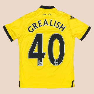 Aston Villa 2015 - 2016 Away Shirt #40 Grealish (Very good) YL