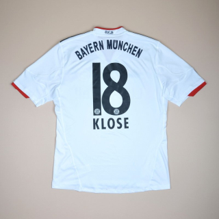 Bayern Munich 2010 - 2011 Away Shirt #18 Klose (Excellent) L