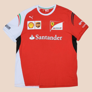 Scuderia Ferrari 2015 'Raikkonen Vettel Era' Formula 1 Shirt (Very good) XL