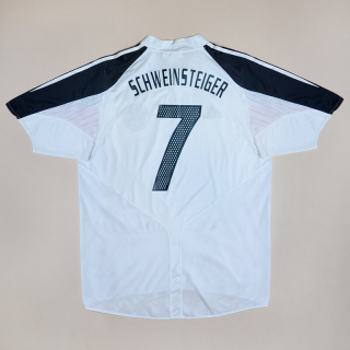Germany 2004 - 2005 Home Shirt #7 Schweinsteiger (Very good) L