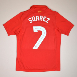 Liverpool 2012 - 2013 European Home Shirt #7 Suarez (Very good) S