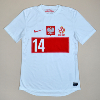 Poland 2012 - 2013 Match Issue Home Shirt #14 (Very good) M