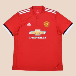 Manchester United 2017 - 2018 Home Shirt (Excellent) XL