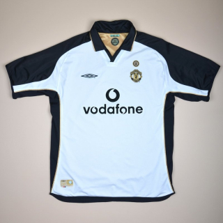 Manchester United 2001 - 2002 Centenary Away Shirt (Very good) XL