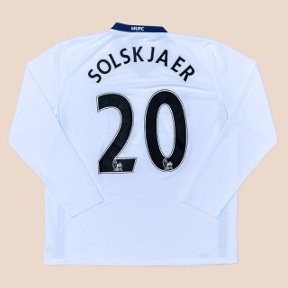 Manchester United 2008 - 2009 Away Shirt #20 Solskjaer (Very good) XL