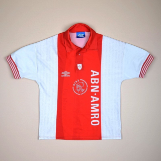 Ajax 1995 - 1996 Special Edition 'De Meer' Home Shirt (Good) Y