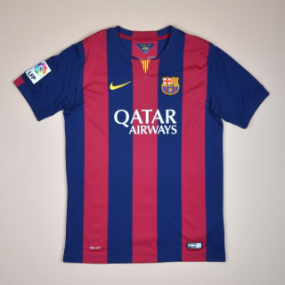 Barcelona 2014 - 2015 Home Shirt (Very good) YXL