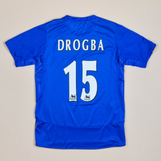 Chelsea 2005 - 2006 Centenary Home Shirt #15 Drogba (Good) S