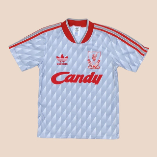 Liverpool 1989 - 1991 Away Shirt (Very good) YM
