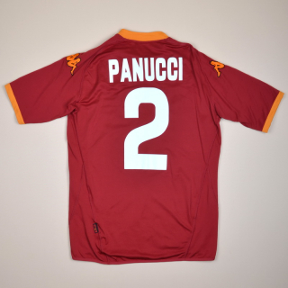 Roma 2007 - 2008 Home Shirt #2 Panucci (Good) L