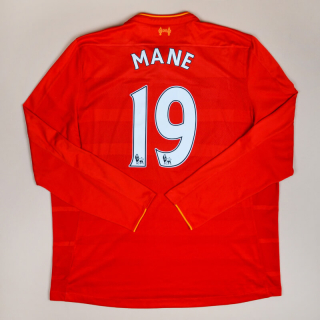Liverpool 2016 - 2017 Home Shirt #19 Mane (Excellent) XXL