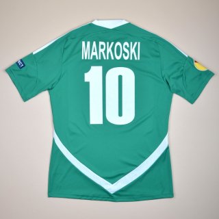 Vorskla 2011 - 2012 Match Worn Europa League Home Shirt #10 Markoski (Very good) M