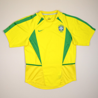 Brazil  2002 - 2004 Home Shirt (Excellent) XL