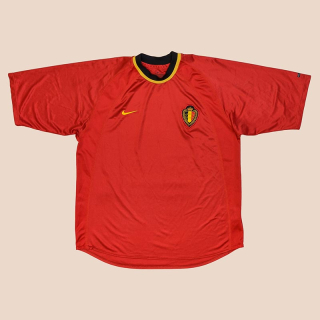 Belgium  2000 - 2002 Home Shirt (Excellent) L