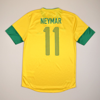Brazil  2012 - 2013 Home Shirt #11 Neymar (Very good) L
