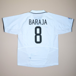 Valencia 2002 - 2003 Home Shirt #8 Baraja (Excellent) M