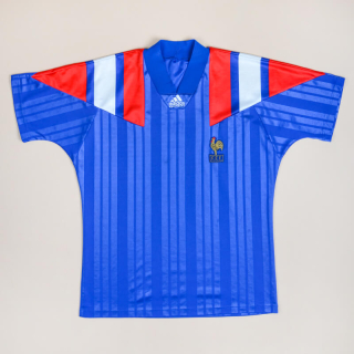 France 1992 - 1994 Home Shirt (Good) L