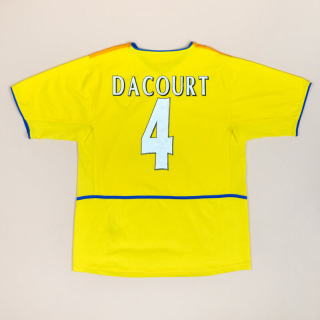 Leeds United 2002 - 2003 Away Shirt #4 Dacourt (Good) L