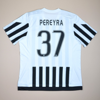 Juventus 2015 - 2016 Home Shirt #37 Pereyra  (Very good) XL