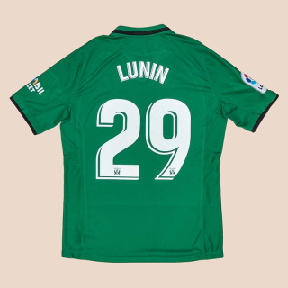 Leganes 2018 - 2019 Match Worn Signed Goalkeeper Shirt #29 Lunin (Very good) L