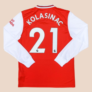 Arsenal 2019 - 2020 Home Shirt #21 Kolasinac (Very good) M