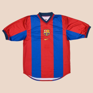 Barcelona 1998 - 1999 Player Issue Home Shirt (Excellent) S