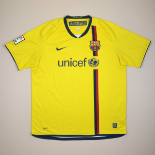 Barcelona 2008 - 2009 Away Shirt (Excellent) XL
