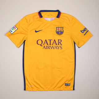 Barcelona 2015 - 2016 Away Shirt (Excellent) S