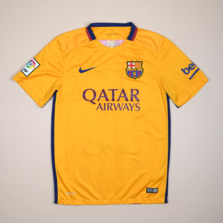 Barcelona 2015 - 2016 Away Shirt (Good) S