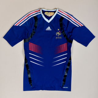 France 2009 - 2010 Player Issue TechFit Home Shirt (Good) L
