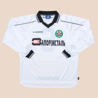 Metalurg Zaporizhya 2001 - 2002 Match Worn Away Shirt #6 (Very good) L