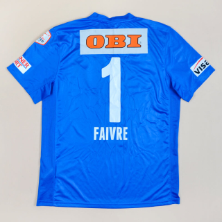 FC Thun 2012 - 2013 Match Issue Goalkeeper Shirt #1 Faivre (Very good) L