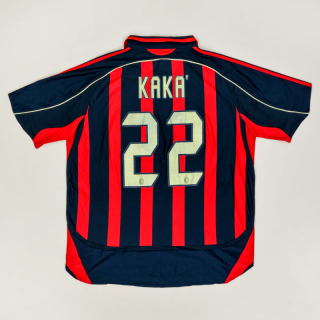 AC Milan 2006 - 2007 Home Shirt #22 Kaka (Very good) M
