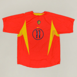 Belgium  2002 - 2004 Player Issue Training Shirt #11 (Excellent) XL