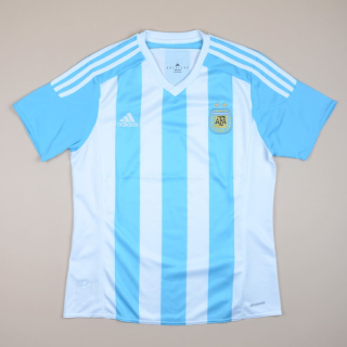 Argentina 2015 - 2016 Home Shirt (Excellent) M